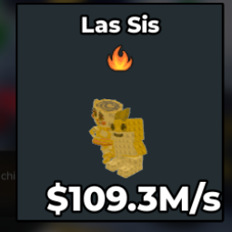 Buy GOLD LAS SIS (109.3M/s) | 1 TRAIT 100-249 M/s - Steal a Brainrot
