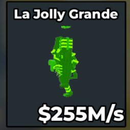 Buy RADIOACTIVE LA JOLLY GRANDE (255M/s) 250-499 M/s - Steal a Brainrot