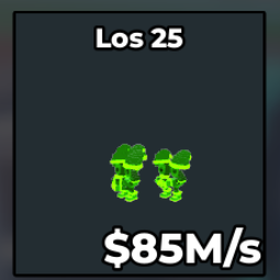 Buy RADIOACTIVE LOS 25 (85M/s) 50-99 M/s - Steal a Brainrot