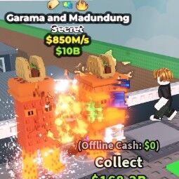Buy J764# Lava Garama and Madundung 850M/s 750-999 M/s - Steal a Brainrot
