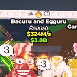 Buy Bacuru and Egguru 250-499.99 M/s - Steal a Brainrot