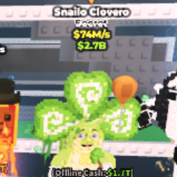 Buy Snailo Clovero - 74m/s - 1 trait 50-99 M/s - Steal a Brainrot