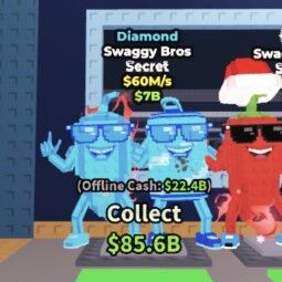 Buy 💎 DIAMOND Swaggy Bros 60M/s | INSTANT DELIVERY ⚡ 50-99 M/s - Steal a Brainrot