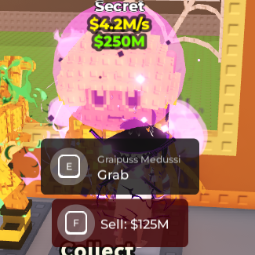 Buy Graipuss Medussi | Gold | 4.2M/s | Secret (Z10) 0-24 M/s - Steal a Brainrot