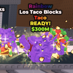 Buy 💥Rainbow Los Taco Block⭐ 250-499 M/s - Steal a Brainrot