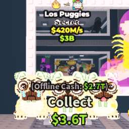 Buy Los Puggies 420M/s ! 250-499 M/s - Steal a Brainrot