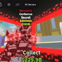 Buy ⭐Cerberus - Bloodrot⭐ 250-499 M/s - Steal a Brainrot