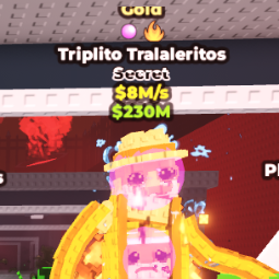 Buy Triplito Tralaleritos > 8m/s > Instant Delivery 0-24 M/s - Steal a Brainrot