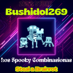 Buy 🎭Diamond Los Spooky Combinasionas 100M/s 💙Fast Delivery🚚Bushidol2️⃣6️⃣9️⃣'s Store 100-249 M/s - Steal a Brainrot